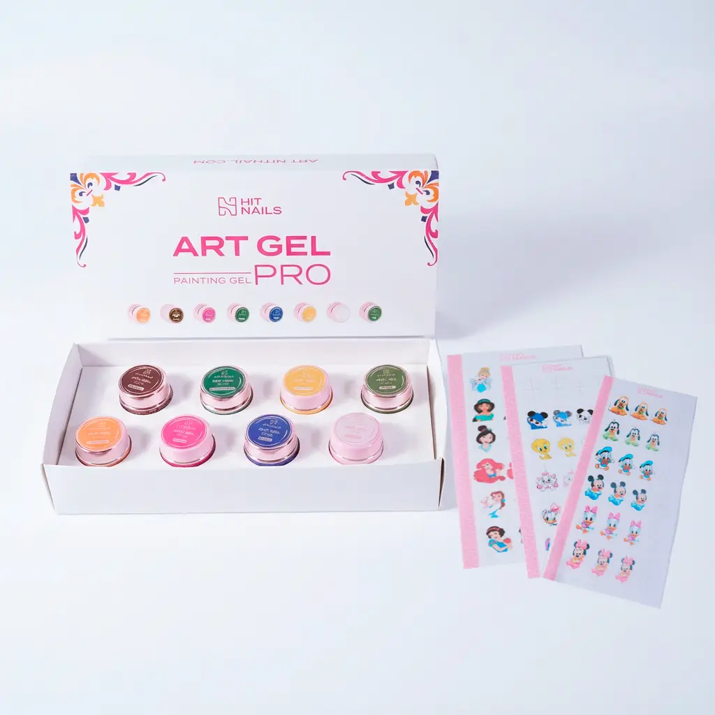 Art Gel Pro - 8 cores 