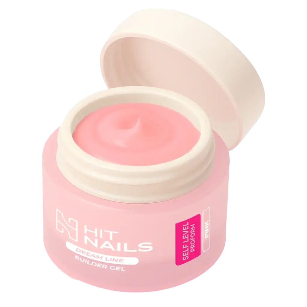 Gel de Construção - Dream Line Self Level ProForm - Pink 50g