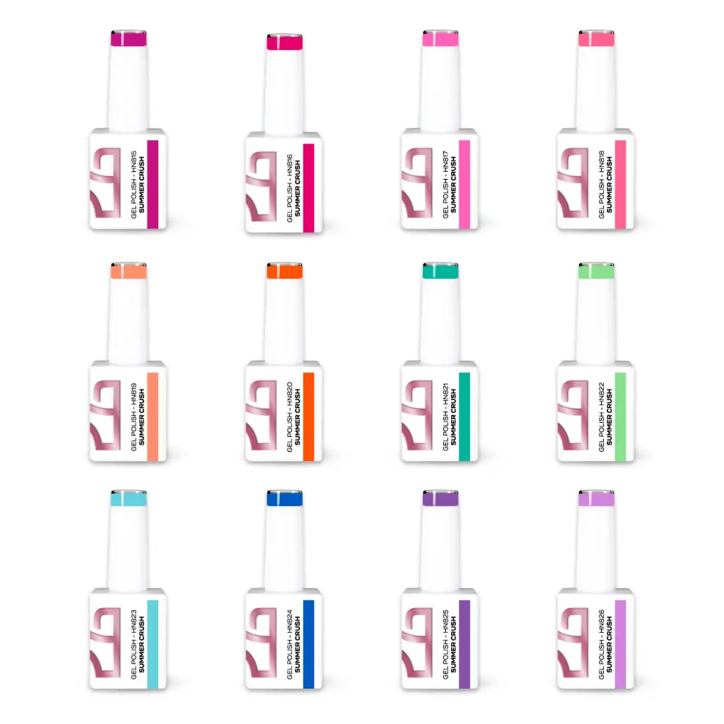 Coleção Verniz Gel Summer Crush - 12 Cores