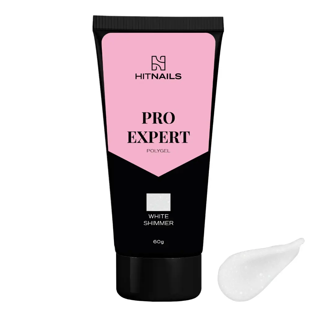 Pro Expert Polygel - White Shimmer 60g