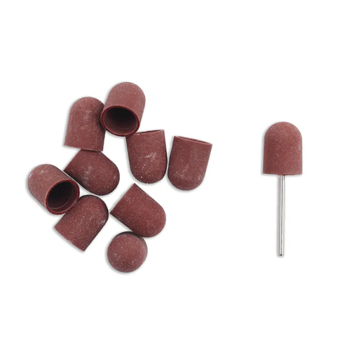 [U.B.034] 13mm Sanding cap #180 10un. + 1 mandril