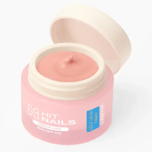 [U.GC.026] Gel de Construção - Dream Line Self Level Fiber - Cover Pink 50g