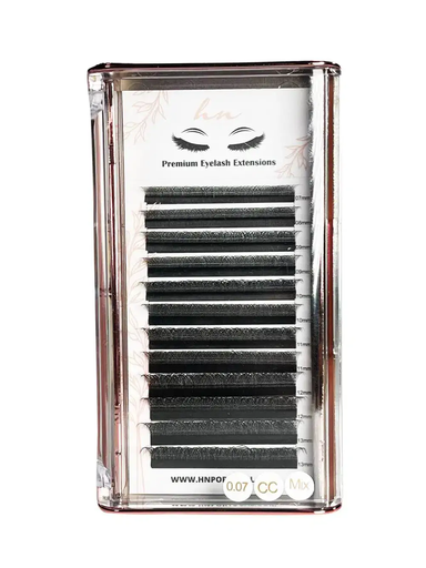 [P.VE.005] Pestanas 3D/Russas CC 0,07mm Mix (7 a 13mm) - Type W