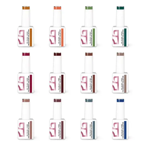 [C.GP.C.020] Coleção Verniz Gel The Comfort - 12 Cores