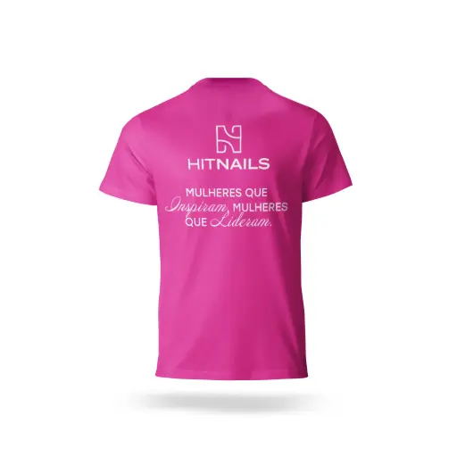 [M.TE.026] T-shirt "Mulheres que inspiram, Mulheres que lideram" - Tamanho M