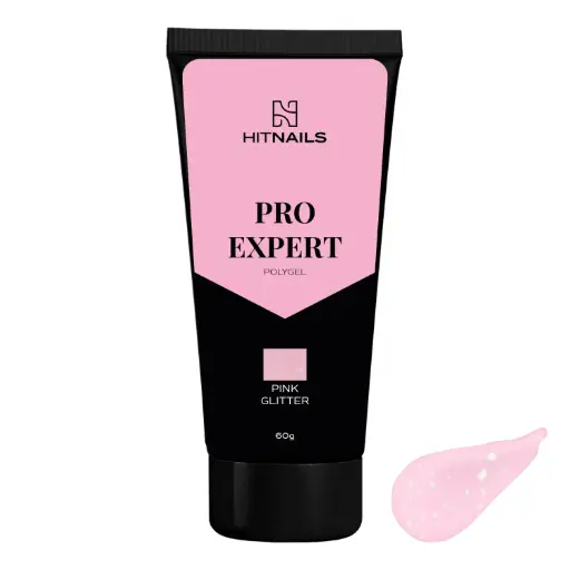 [U.PG.009] Pro Expert Polygel - Pink Glitter 60g